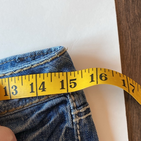 Almost Famous Low Rise Distressed Faded Skinny Ankle Jeans - Picture 7 of 9